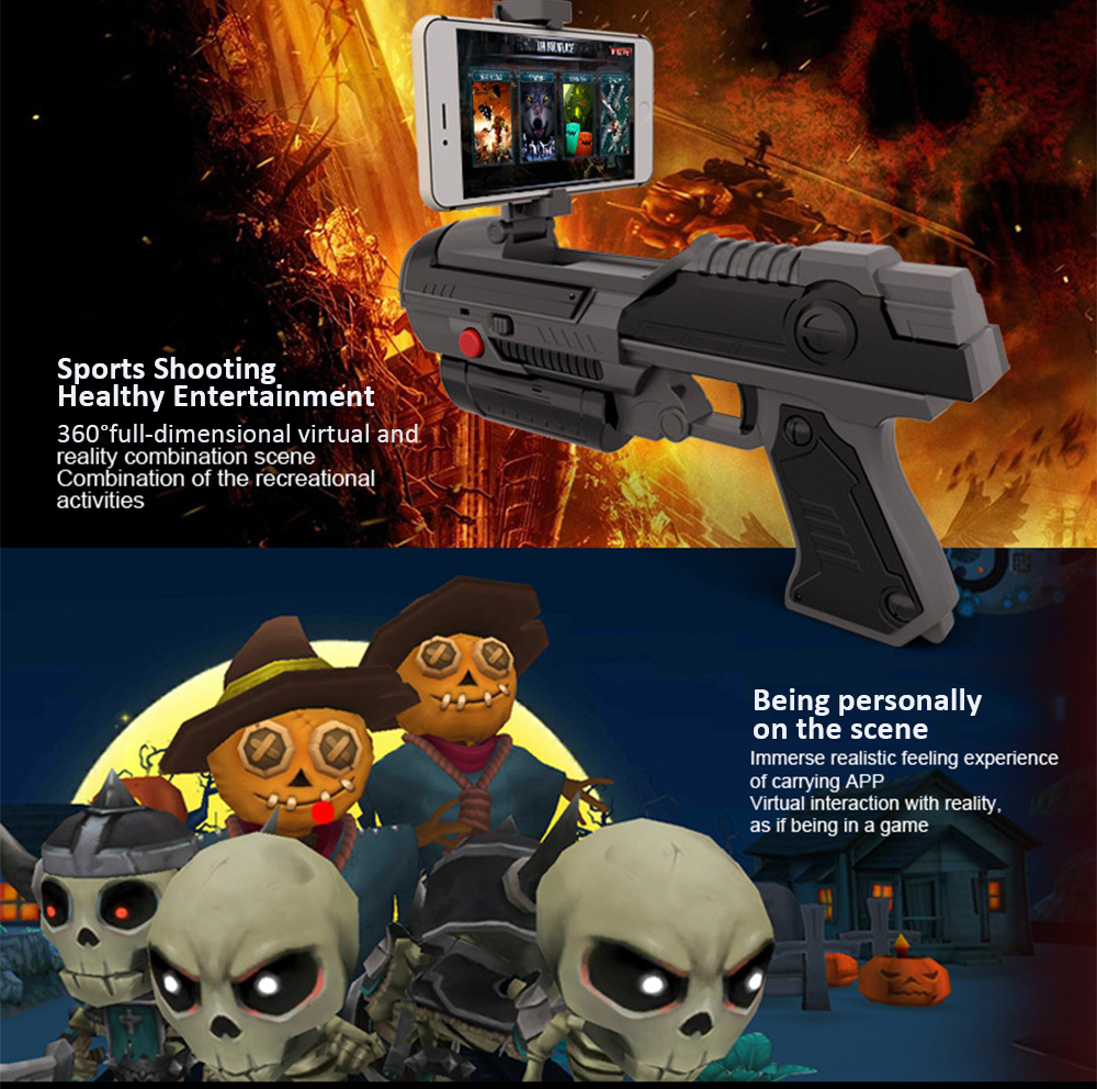 Creative Mobile Phone Smart Bluetooth AR Game Gun Toy