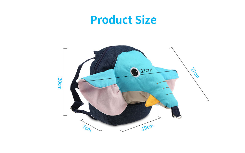 Stuffed Elephant Backpack Plush Anti-lost Traction Bag Doll for Children Stuffed Elephant Backpack Plush Anti-lost Traction Bag Doll for Children