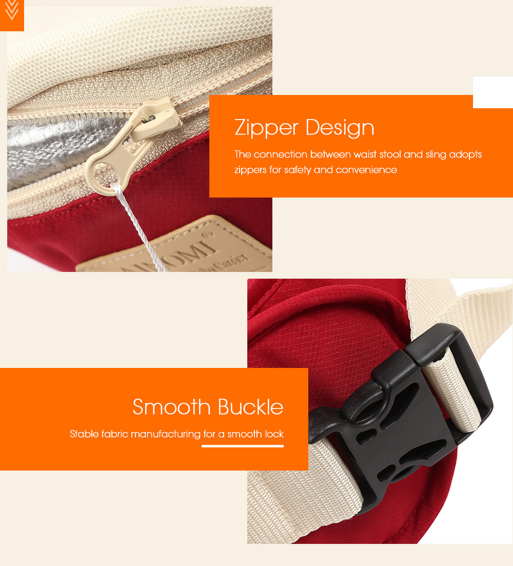 Ainomi Baby Carrier Waist Stool Walkers Infant Sling Hold Hipseat Belt for Kids Ainomi Baby Carrier Waist Stool Walkers Infant Sling Hold Hipseat Belt for Kids