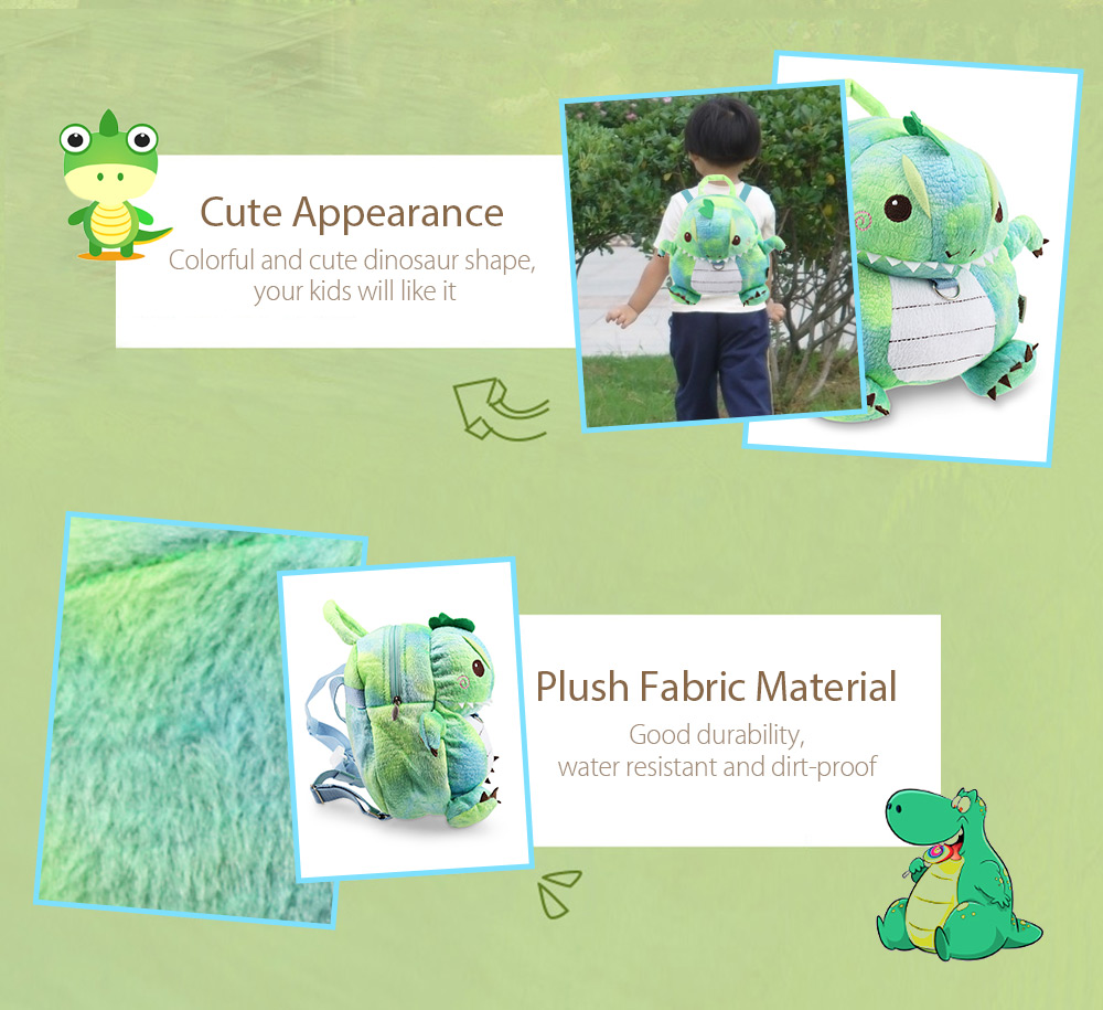 Dinosaur Shape Lost Prevention Schoolbag for Kids Dinosaur Shape Lost Prevention Schoolbag for Kids