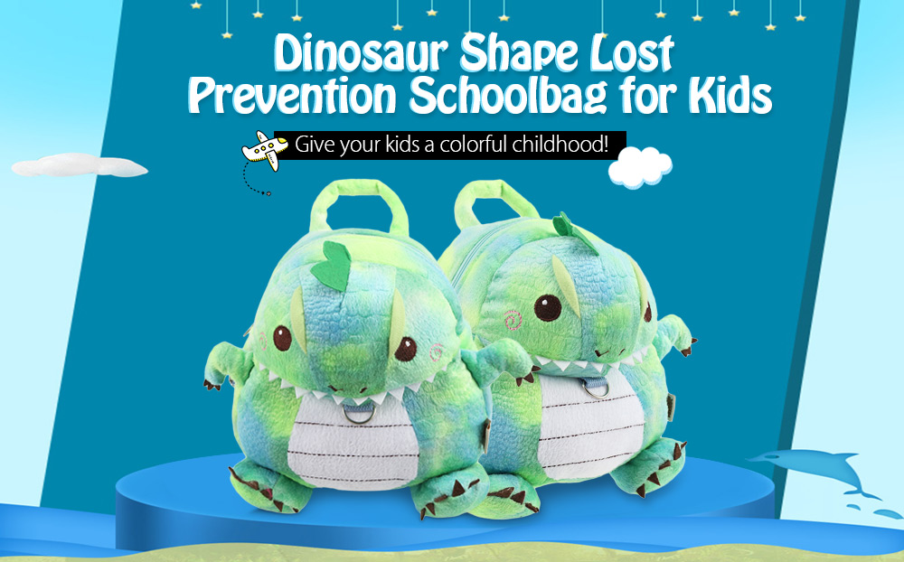 Dinosaur Shape Lost Prevention Schoolbag for Kids Dinosaur Shape Lost Prevention Schoolbag for Kids