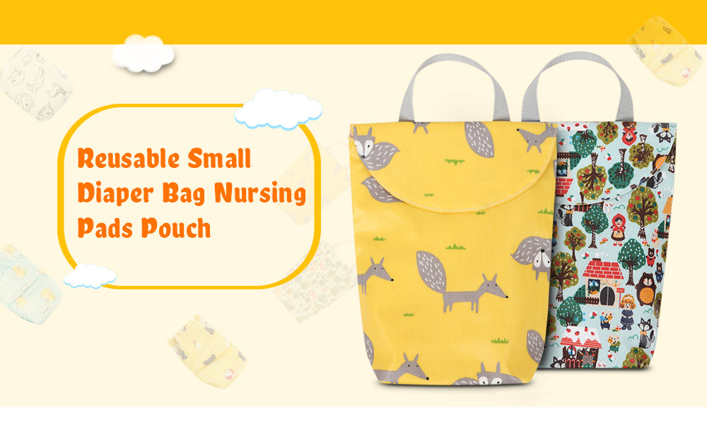 Reusable Small Diaper Bag Nursing Pads Pouch