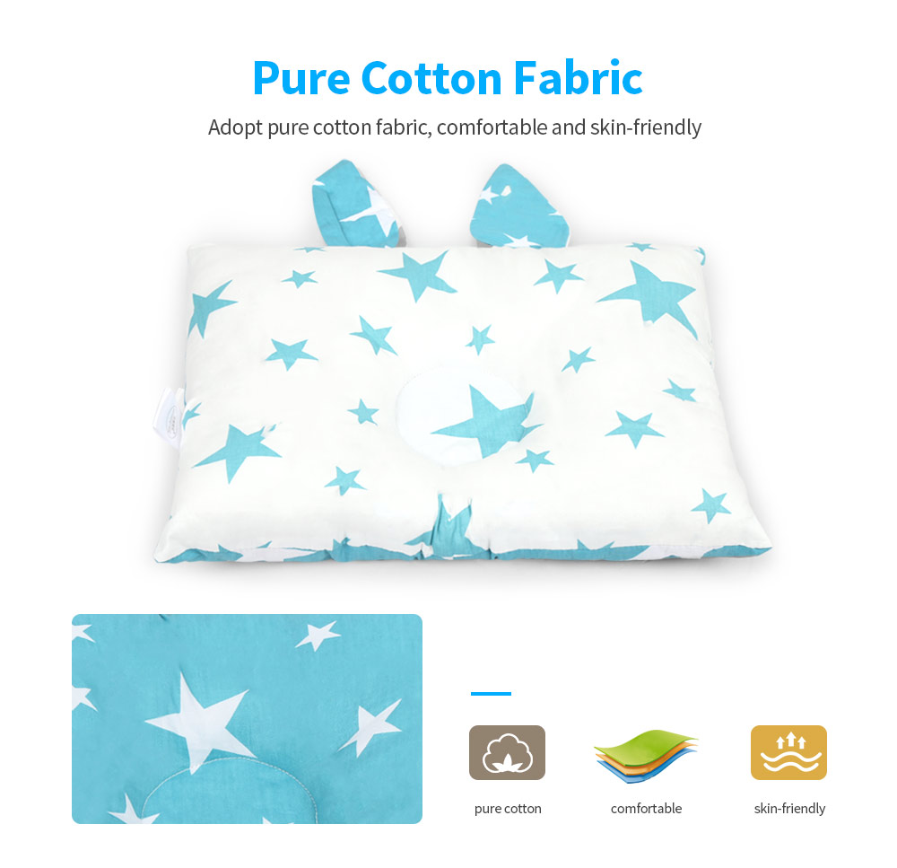 Newborn Baby Soft Memory Foam Pillow Prevent Flat Head Newborn Baby Soft Memory Foam Pillow Prevent Flat Head