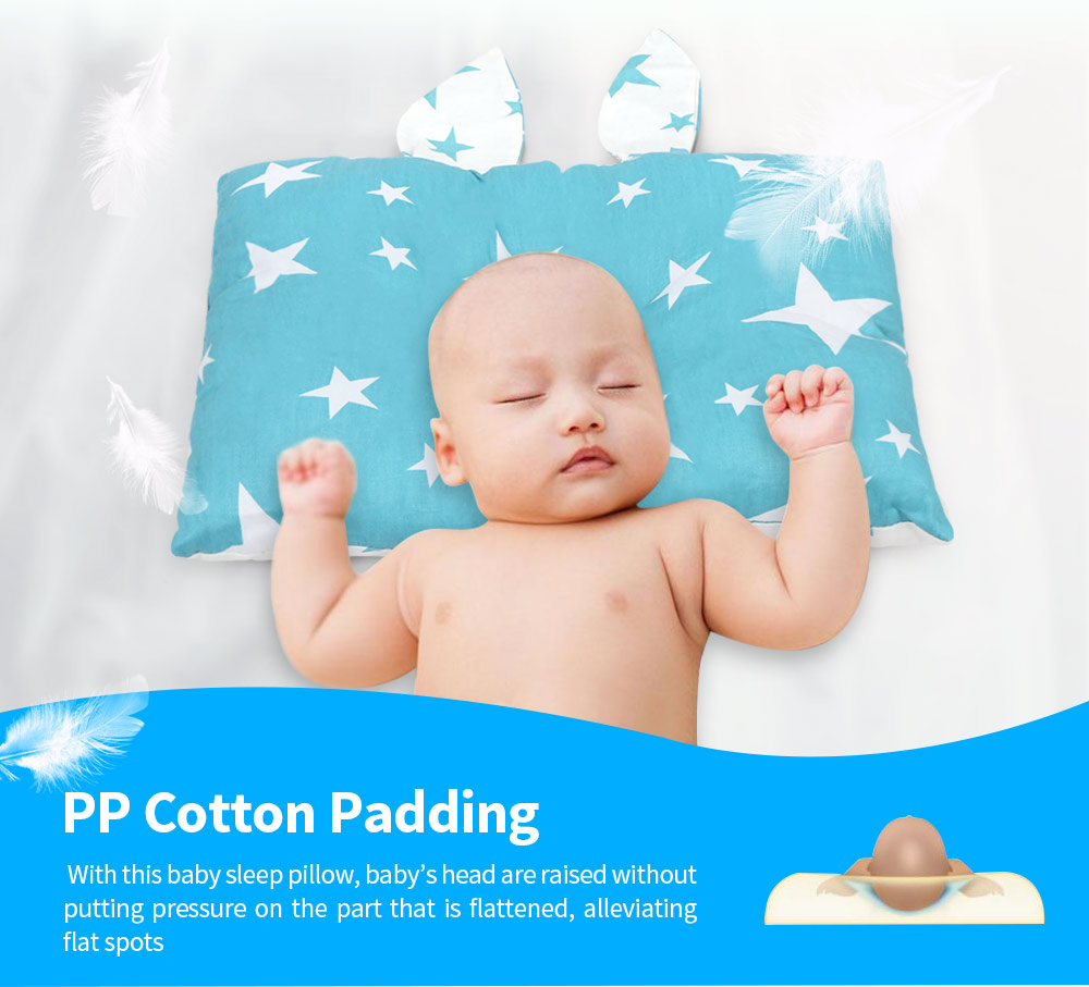 Newborn Baby Soft Memory Foam Pillow Prevent Flat Head
