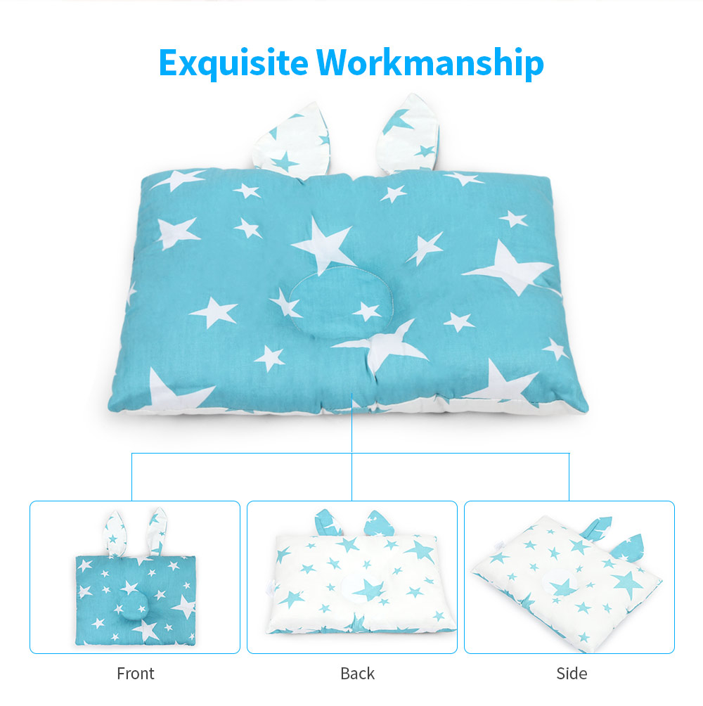 Newborn Baby Soft Memory Foam Pillow Prevent Flat Head Newborn Baby Soft Memory Foam Pillow Prevent Flat Head