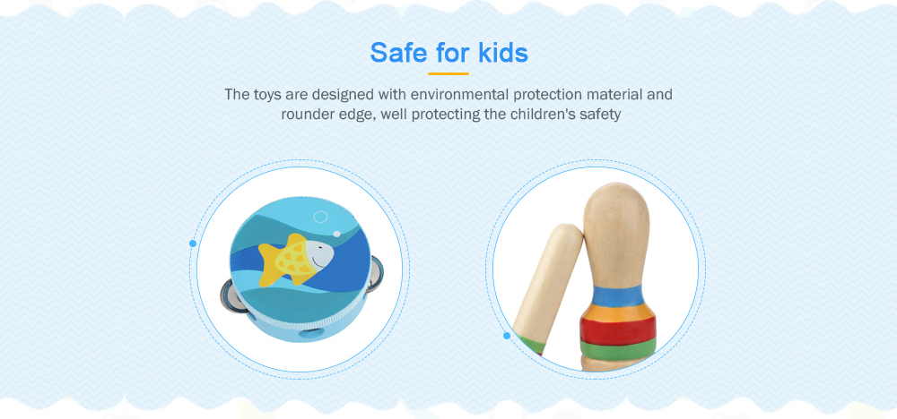 Percussion Musical Instrument Toy Kit Drum Bell Horn Hammer Tambourine Castanets Wooden Stick for Kids Baby Early Education 11PCS Percussion Musical Instrument Toy Kit Drum Bell Horn Hammer Tambourine Castanets Wooden Stick for Kids Baby Early Education 11PCS
