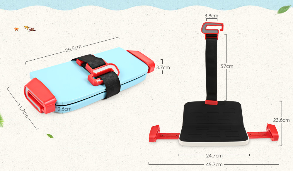 Portable Foldable Children Kids Safety Booster Car Seat Adjustable Strap Portable Foldable Children Kids Safety Booster Car Seat Adjustable Strap