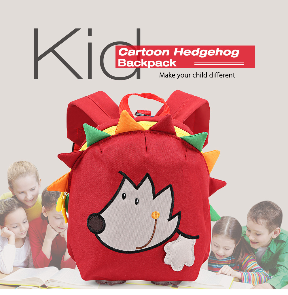 Children Anti-lost Cartoon Hedgehog Backpack