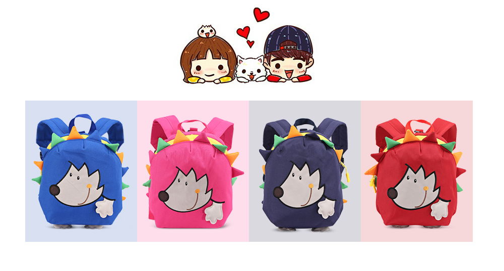 Children Anti-lost Cartoon Hedgehog Backpack Children Anti-lost Cartoon Hedgehog Backpack