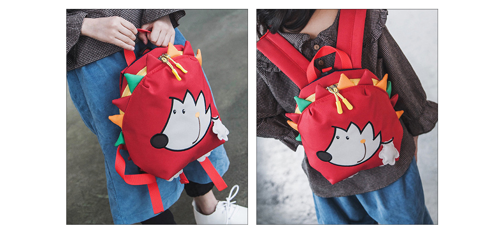 Children Anti-lost Cartoon Hedgehog Backpack