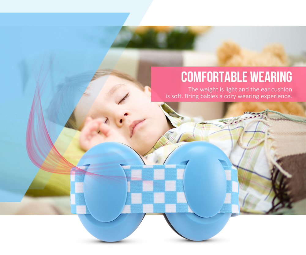 Pair of Infant Baby Anti-noise Earmuffs Elastic Strap Ear Protection Pair of Infant Baby Anti-noise Earmuffs Elastic Strap Ear Protection