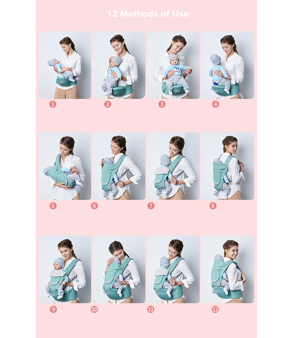 Bethbear 1815 Hip Seat Newborn Waist Stool Baby Carrier Infant Sling Backpack Bethbear 1815 Hip Seat Newborn Waist Stool Baby Carrier Infant Sling Backpack