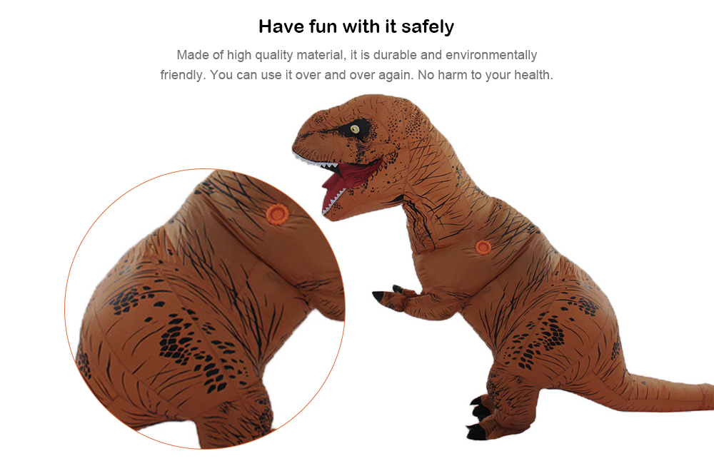 Adult Inflatable Dinosaur Fancy Dress for Cosplay