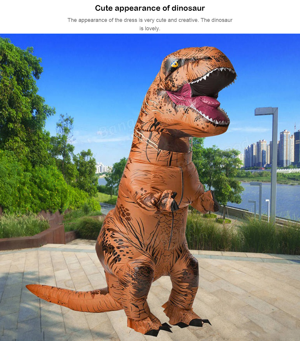 Adult Inflatable Dinosaur Fancy Dress for Cosplay