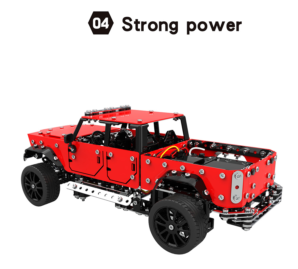 SW - ( RC ) - 005 4 Channels 1/16 RC Pickup Car Stainless Steel Model for Fun SW - ( RC ) - 005 4 Channels 1/16 RC Pickup Car Stainless Steel Model for Fun