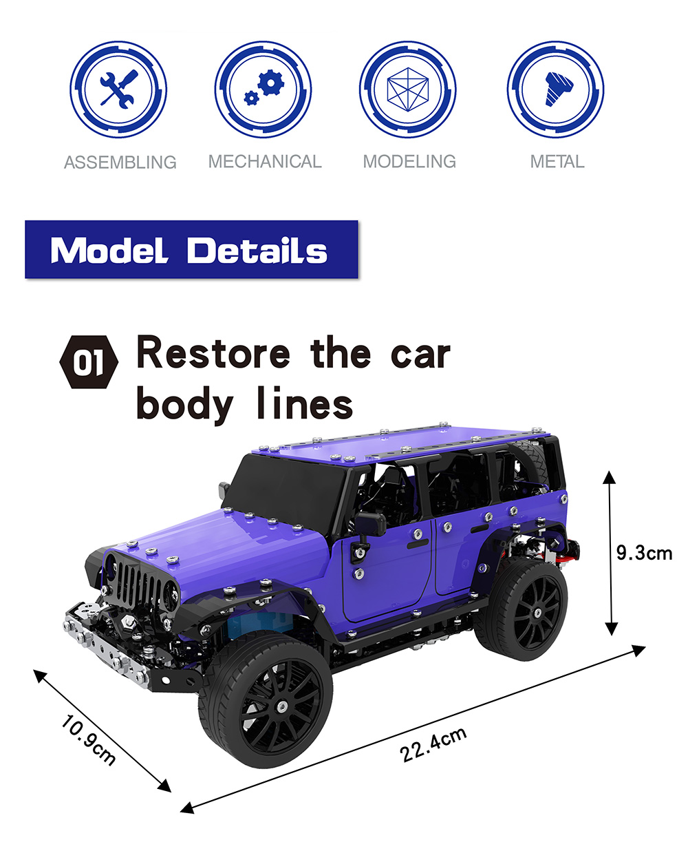 SW - ( RC ) - 004 4WD 1/16 RC Car Stainless Steel Model for Fun