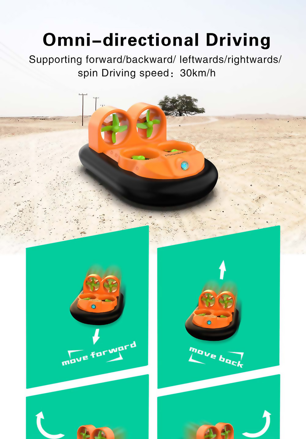 Mirarobot GV160 RC Boat Ground Effect Vehicle Toy Mirarobot GV160 RC Boat Ground Effect Vehicle Toy