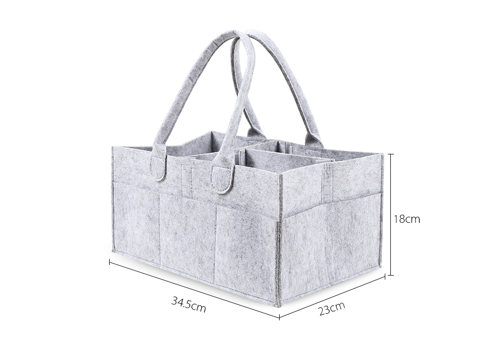 Felt Tote Handbag Baby Diaper Storage Organizer Felt Tote Handbag Baby Diaper Storage Organizer