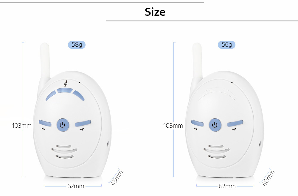 T710 2.4GHz Wireless Rechargeable Sound Digital Audio Baby Monitor T710 2.4GHz Wireless Rechargeable Sound Digital Audio Baby Monitor