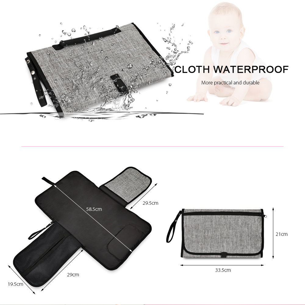 Multifunction Waterproof Portable Baby Changing Diaper Pad