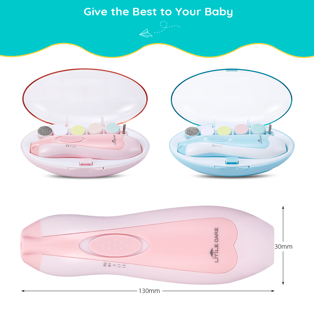 LETING 6-in-1 Baby Nail File for Toes and Fingernails Electric Manicure Set LETING 6-in-1 Baby Nail File for Toes and Fingernails Electric Manicure Set