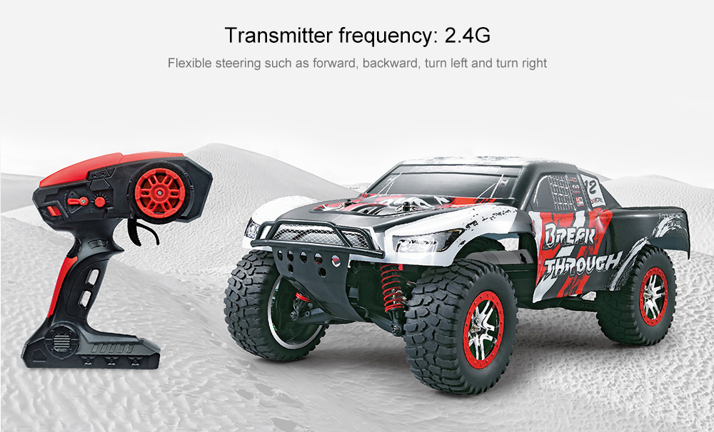 HG - 101 1/10 2.4G High Speed RC Car with Transmitter