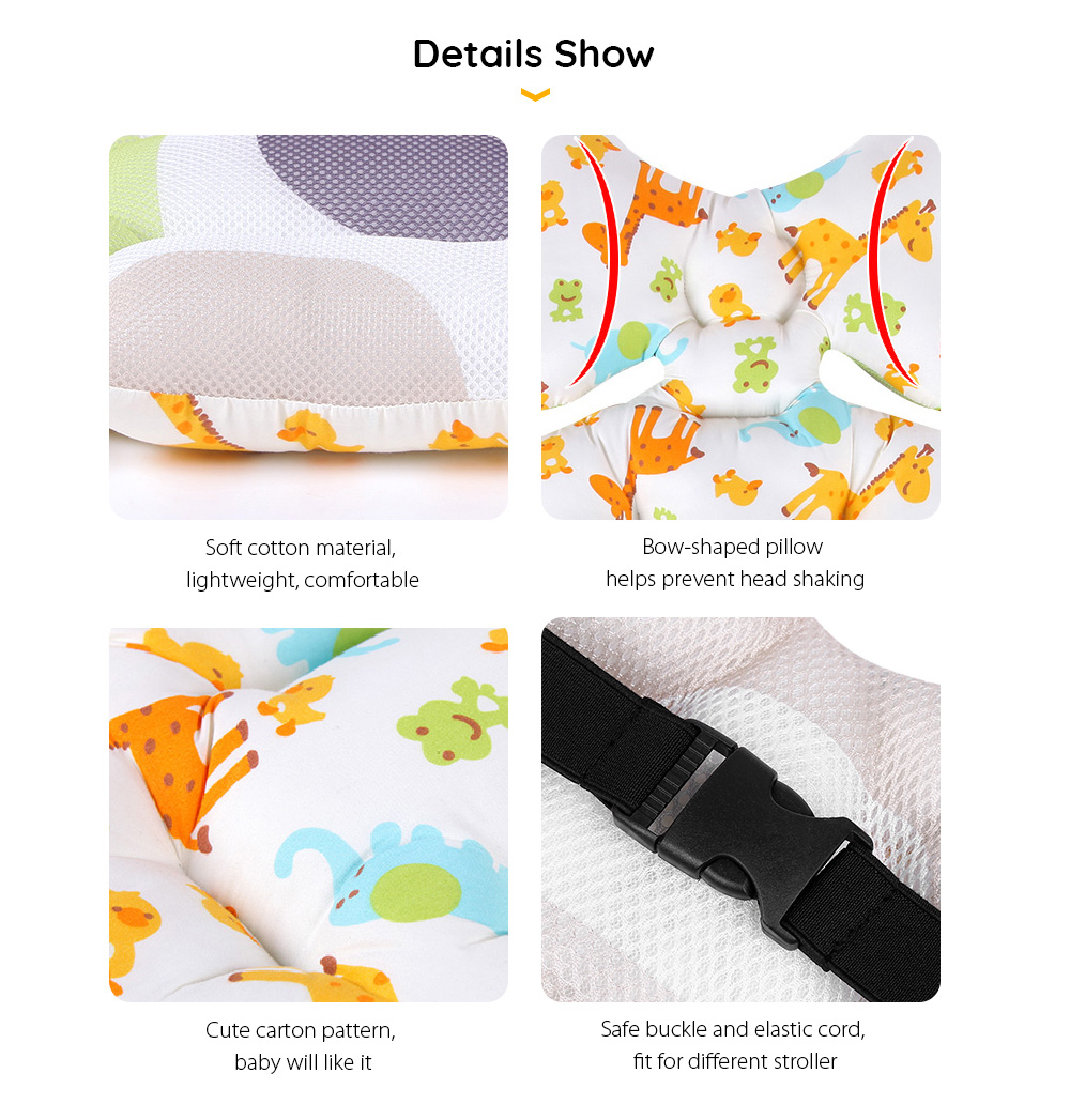 Breathable Cotton Seat Cushion Pad for Baby Stroller / Car / High Chair
