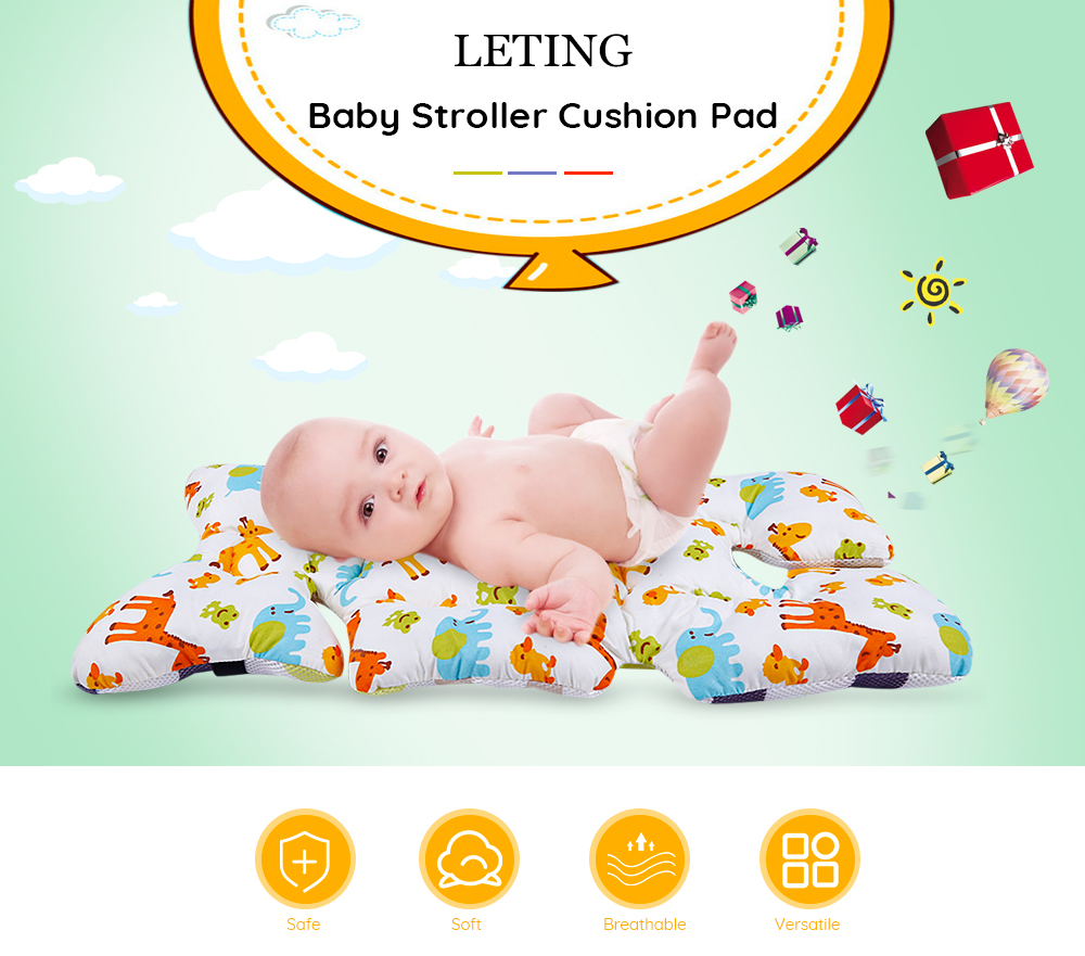 Breathable Cotton Seat Cushion Pad for Baby Stroller / Car / High Chair Breathable Cotton Seat Cushion Pad for Baby Stroller / Car / High Chair