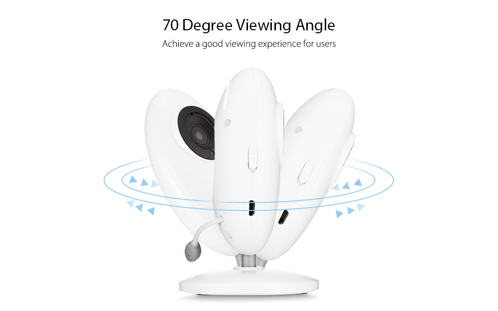 XF808 Wireless Digital Video Baby Monitor Night Vision Temperature Sensor XF808 Wireless Digital Video Baby Monitor Night Vision Temperature Sensor