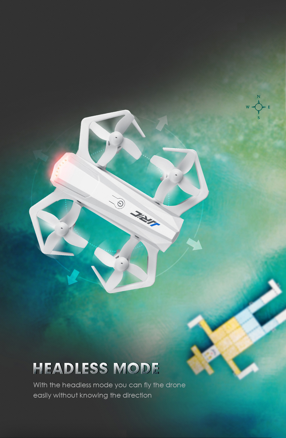 JJRC H63 RC Drone Altitude Hold G-sensor Control Headless Mode One Key Takeoff / Landing Quadcopter JJRC H63 RC Drone Altitude Hold G-sensor Control Headless Mode One Key Takeoff / Landing Quadcopter