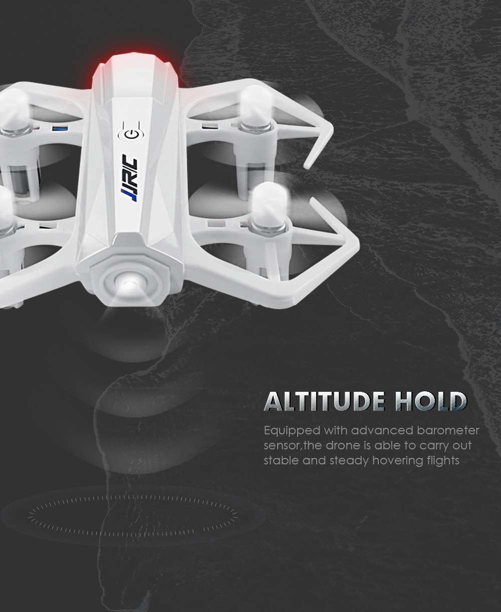JJRC H63 RC Drone Altitude Hold G-sensor Control Headless Mode One Key Takeoff / Landing Quadcopter