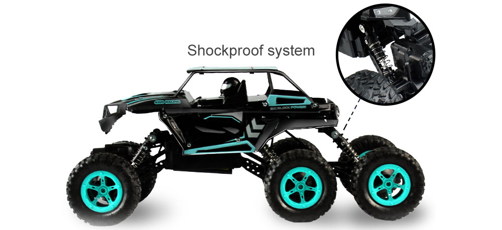 D819 - YW6 1/14 Six-wheel Drive RC Climbing Car