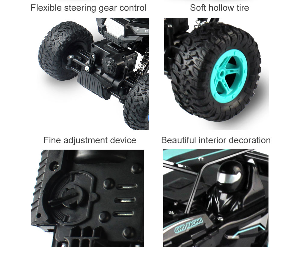 D819 - YW6 1/14 Six-wheel Drive RC Climbing Car