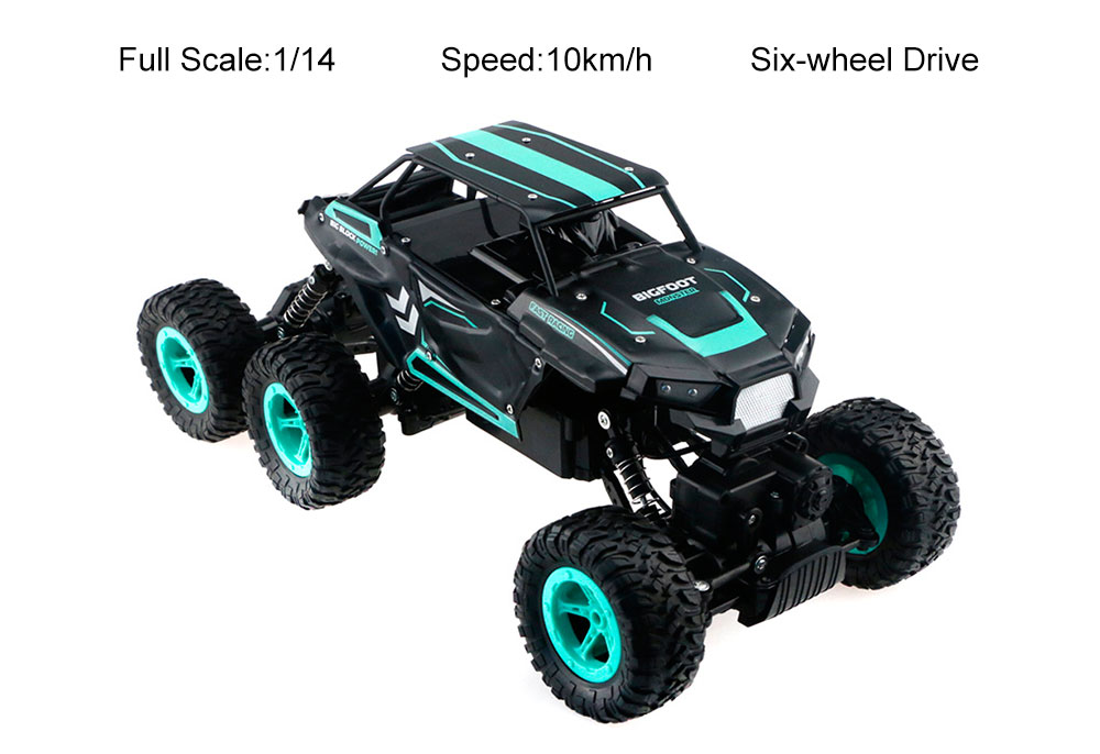 D819 - YW6 1/14 Six-wheel Drive RC Climbing Car