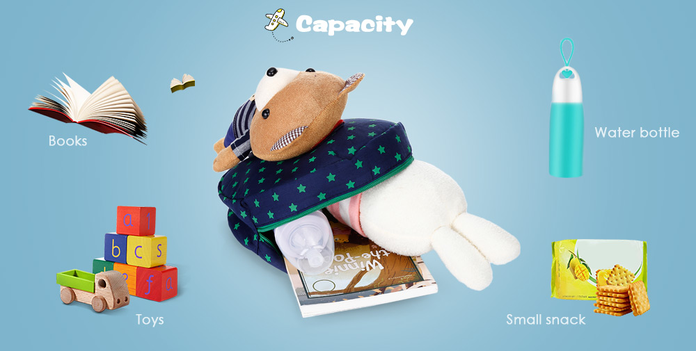 Toddler Backpack Children School Bag with Detachable Cute Bear Animal / Leash