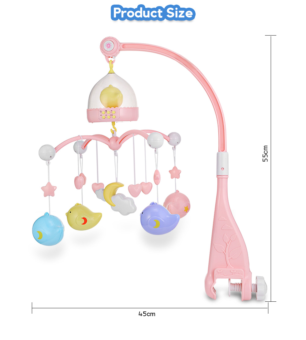 U6 Baby Crib Toy Mobile Musical Birds Rattles Bed Twist Hanging Bell U6 Baby Crib Toy Mobile Musical Birds Rattles Bed Twist Hanging Bell