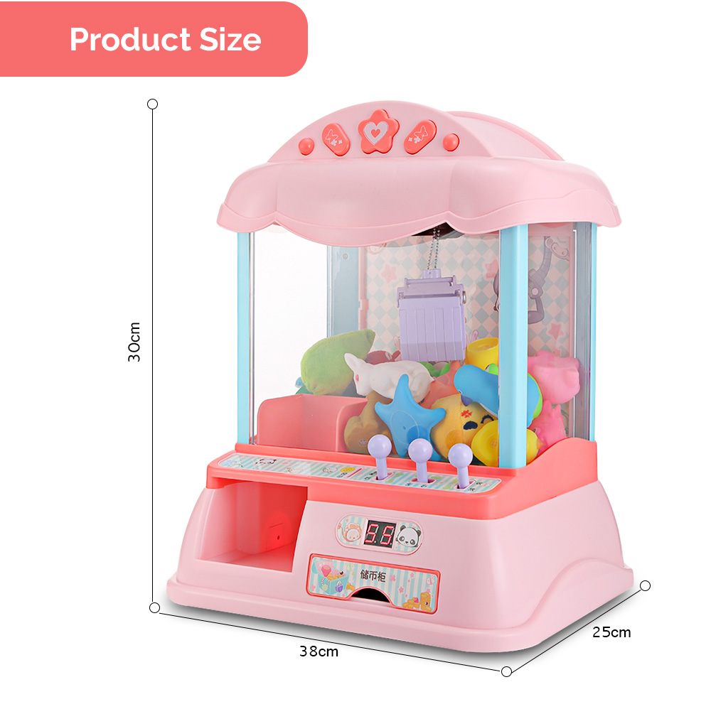 THE NORTH E HOME Mini Electronic Clip Claw Doll Machine Toy