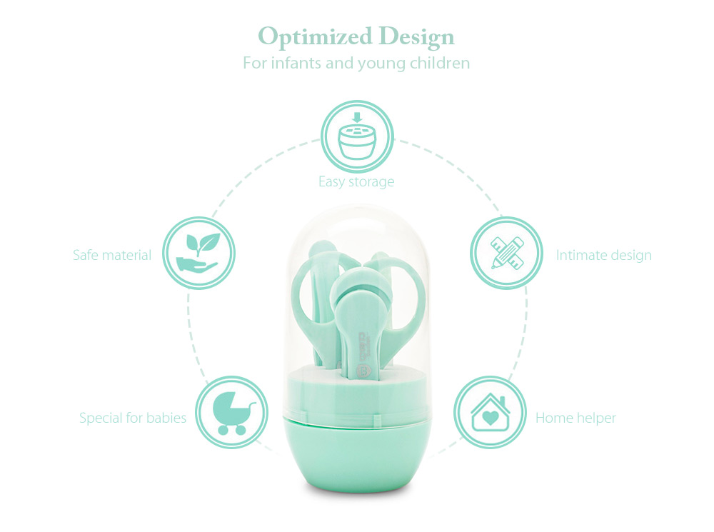 Portable Children Kid Baby Nail Clipper Care Set with Storage Case Portable Children Kid Baby Nail Clipper Care Set with Storage Case