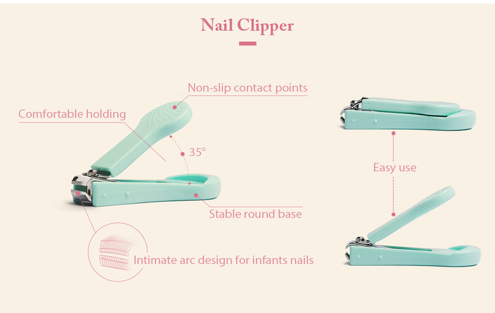 Portable Children Kid Baby Nail Clipper Care Set with Storage Case Portable Children Kid Baby Nail Clipper Care Set with Storage Case