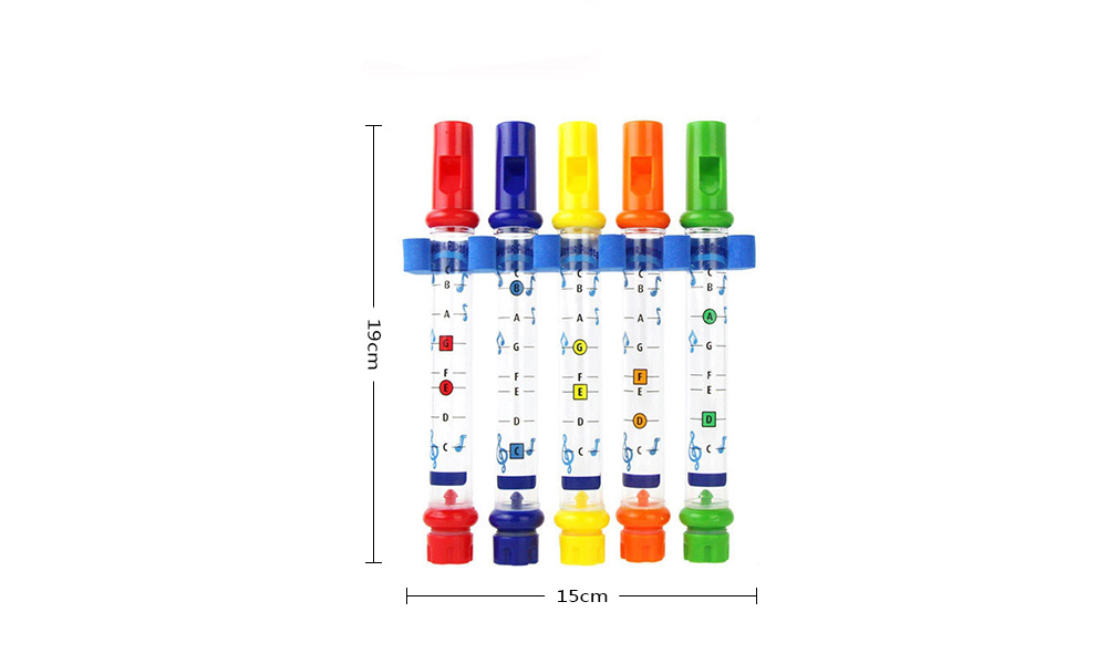 Kids Colorful Water Flutes Bath Tub Tunes Toys
