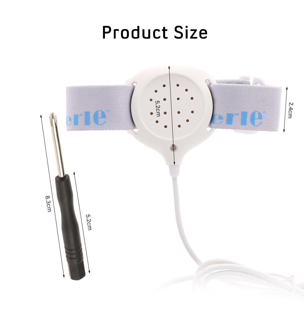 Beierle Bedwetting Sensor Alarm Wet Reminder for Baby Kids