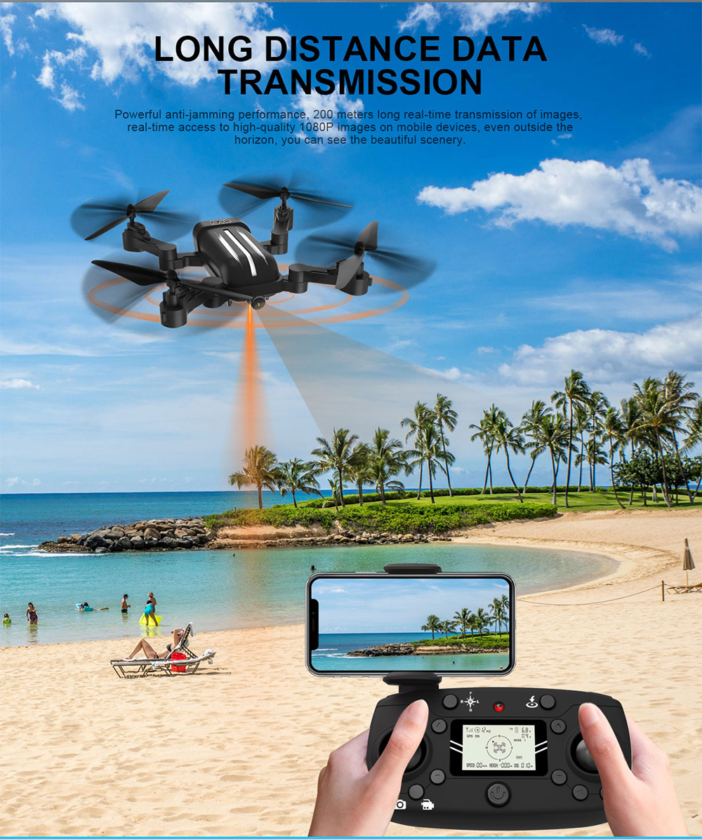 BAYANGTOYS X30 2.4G WiFi FPV RC Drone Aircraft Folding 8MP 5G 1080P HD Transmission BAYANGTOYS X30 2.4G WiFi FPV RC Drone Aircraft Folding 8MP 5G 1080P HD Transmission