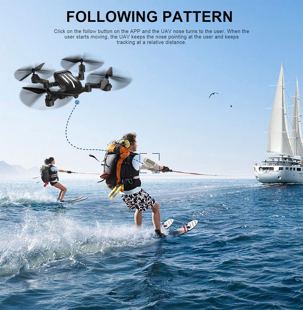 BAYANGTOYS X30 2.4G WiFi FPV RC Drone Aircraft Folding 8MP 5G 1080P HD Transmission BAYANGTOYS X30 2.4G WiFi FPV RC Drone Aircraft Folding 8MP 5G 1080P HD Transmission