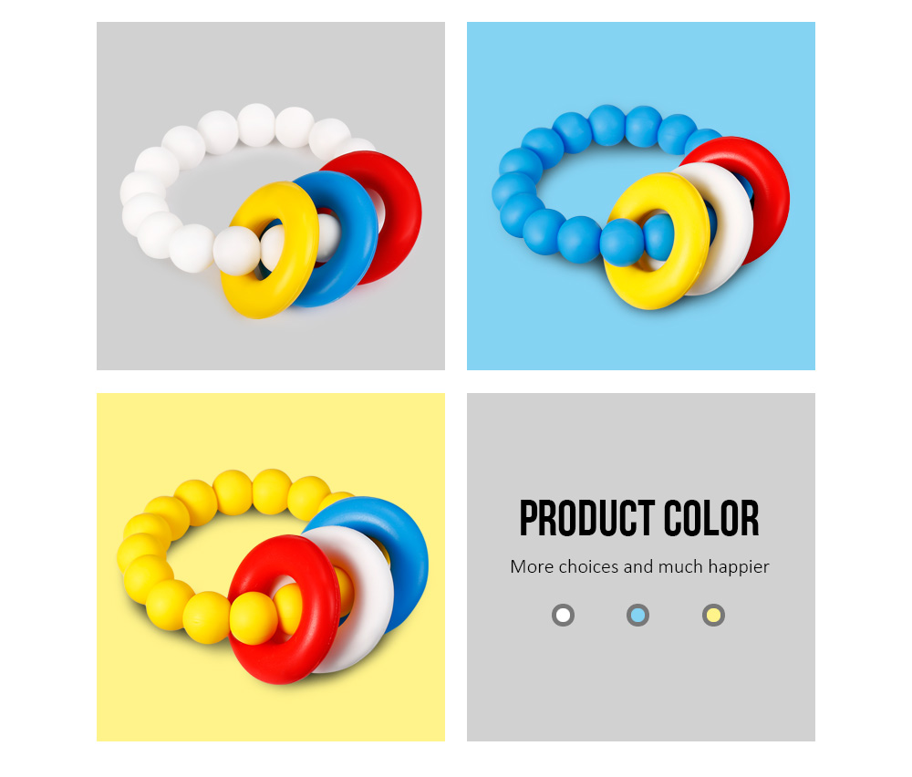 YJ001 Bracelet Silicone Teething Phase Toy for Infants Children