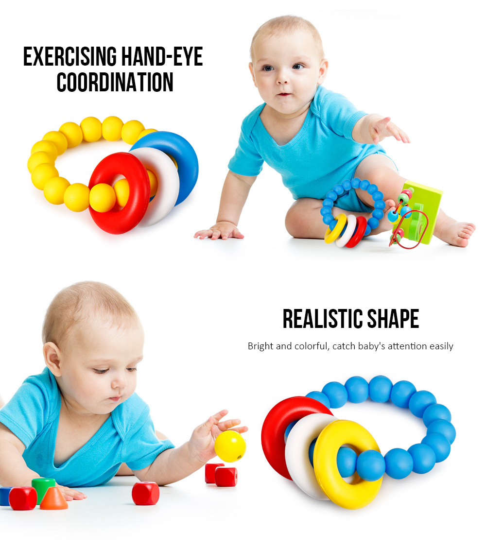 YJ001 Bracelet Silicone Teething Phase Toy for Infants Children