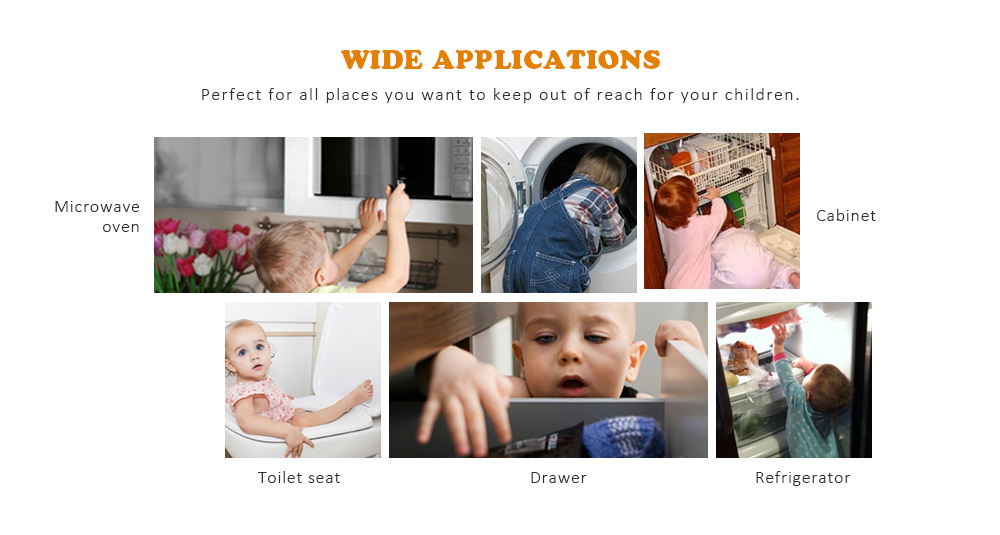 Multifunctional Baby Safe Child Drawer Cabinet Door Lock