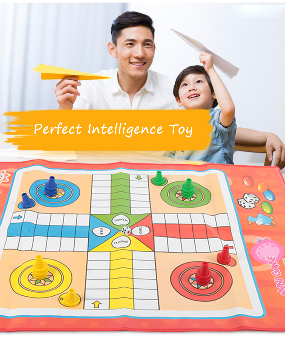 Foldable Non-woven Flying Chess Ludo Game Foldable Non-woven Flying Chess Ludo Game