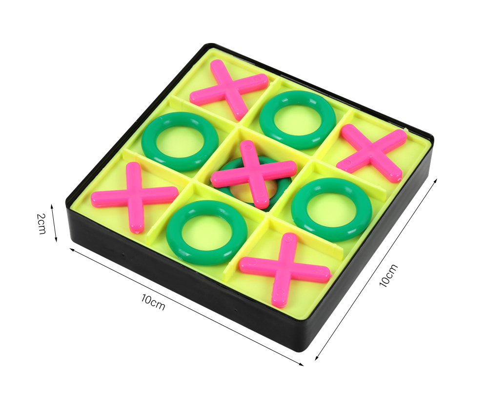 Tic Tac Toe Puzzle Board Game OX Chess Educational Toy