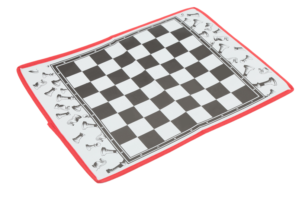 Portable Folding International Chessboard with Plastic Chess Pieces Portable Folding International Chessboard with Plastic Chess Pieces