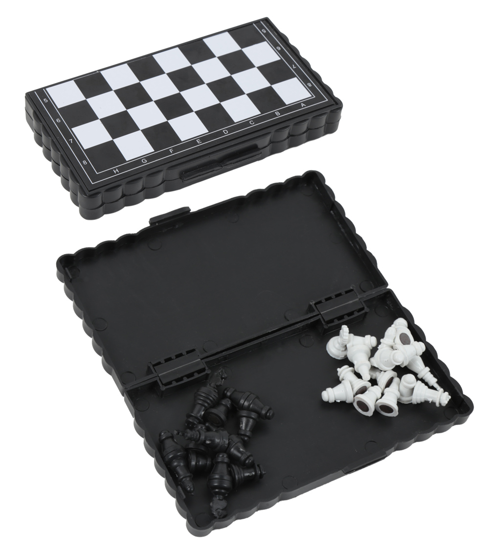 Magnetic Travel Chess Set with Folding Chess Board for Kids Adults